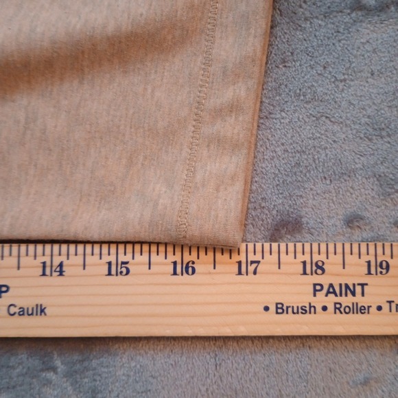 Susan Graver Weekend Jacket Coat Oatmeal French Terry Embellished Printed Size L - Picture 9 of 16